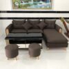 Sofa góc tay gỗ AK (2m4)