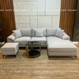 Sofa góc thư giãn tay vuông AQ (2m8)