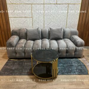 Sofa băng tay rời múi đứng AQ (2m2)