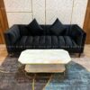 Sofa băng tay vuông múi đứng AQ (2m)